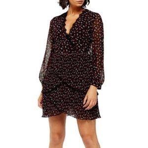 Topshop Ruffled Floral Dress
